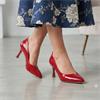 BIOECO 6543 2898 SHOE - RED PATENT